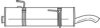 PSA 1726EG End Silencer